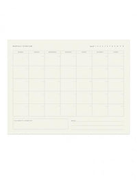 Monthly Overview Notepad