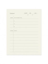 To Do Today Block Notepad