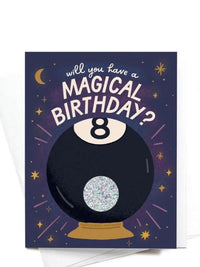 Magic 8-Ball Scratch Off BDay Card