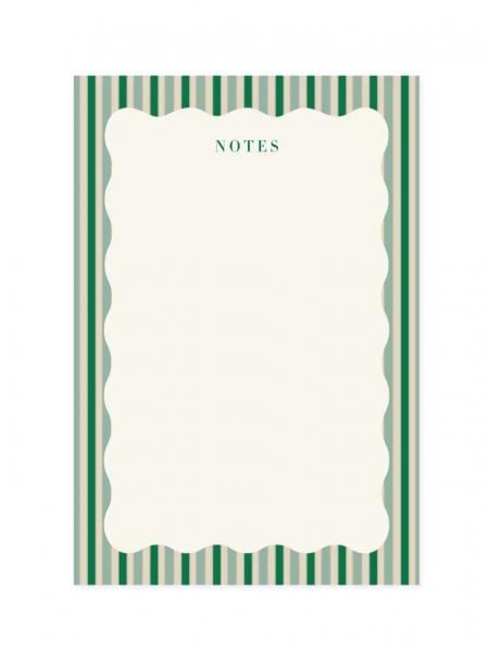 Stripes & Scallops Notepad