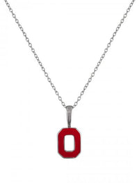 Scarlet Block "O" Necklace