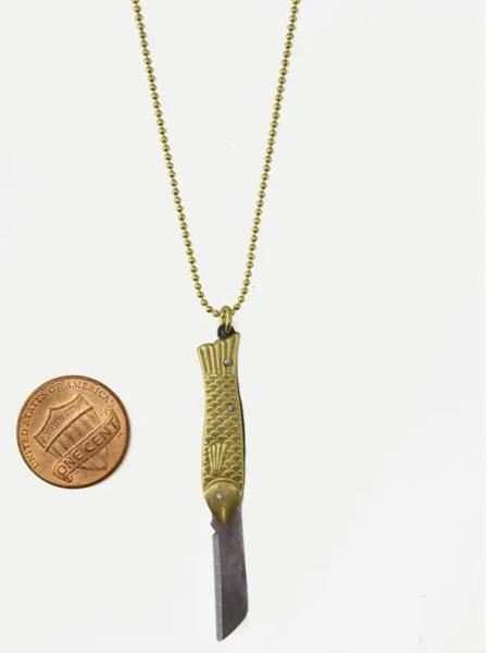 Fish Mini Knife Necklace