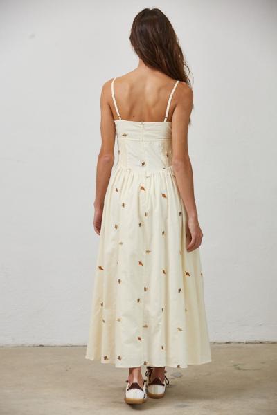 Falling Leaves Cotton Dress