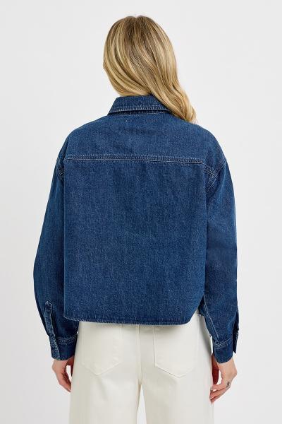 Robins Cropped Denim Shirt