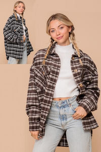 Jamie Plaid Fleece Shirt