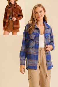 Wallaby Plaid Fleece Shirt
