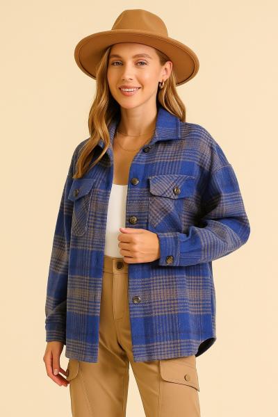 Wallaby Plaid Fleece Shirt