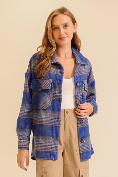 Wallaby Plaid Fleece Shirt