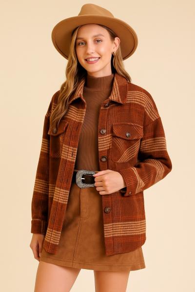 Wallaby Plaid Fleece Shirt