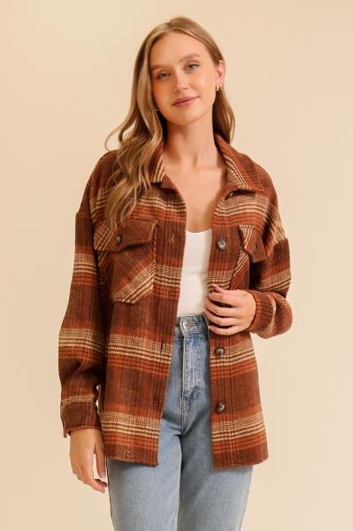 Wallaby Plaid Fleece Shirt