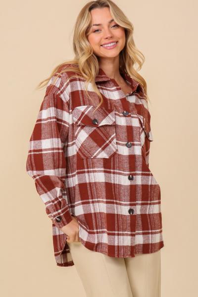 Lilorno Cotton Plaid Shirt