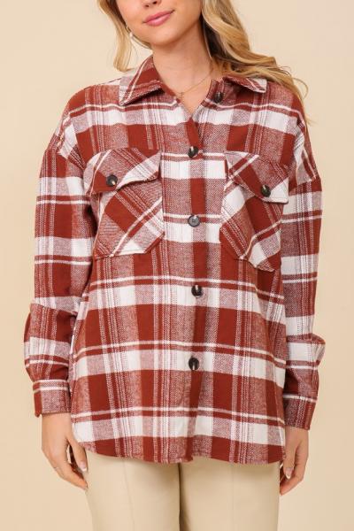 Lilorno Cotton Plaid Shirt