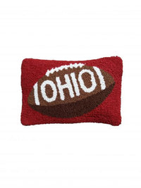 8x12 Ohio Football Hook Pillow