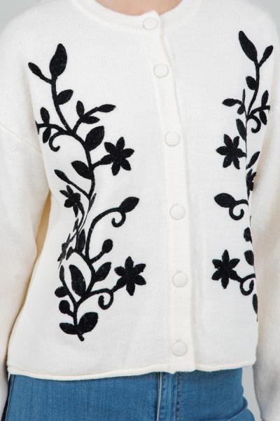 Filigree Embroidered Cardigan
