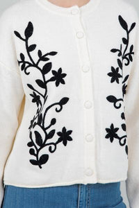 Filigree Embroidered Cardigan
