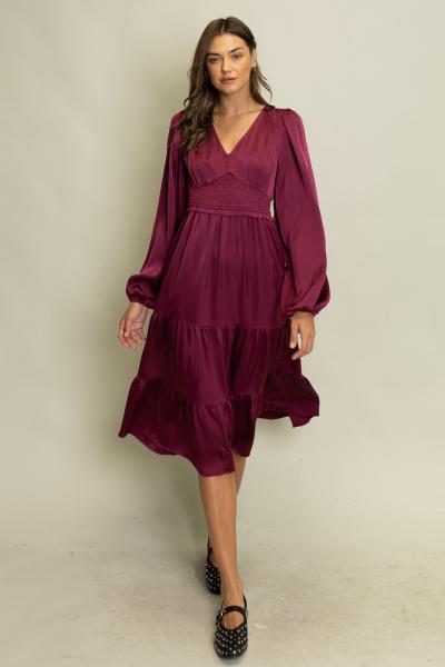 Satin Reenha Dress