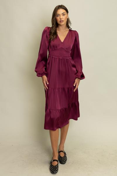 Satin Reenha Dress