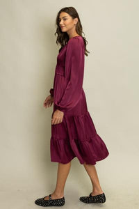 Satin Reenha Dress