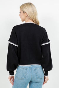 Jordan Piano Hem Sweater
