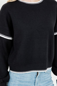 Jordan Piano Hem Sweater