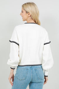 Jordan Piano Hem Sweater