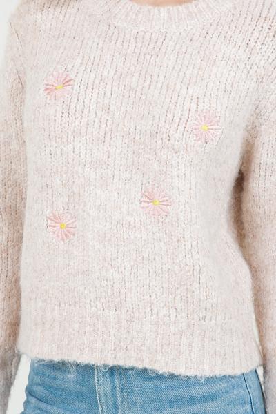 Daisy Detail Sweater