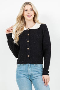 Pembroke Collared Cardigan