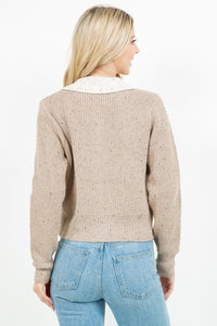 Pembroke Collared Cardigan