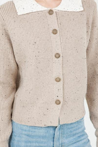 Pembroke Collared Cardigan