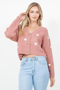 Pamela Heart Cardigan