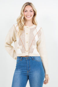 Ashtyn Argyle Cardigan