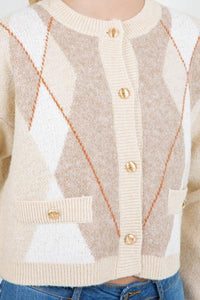 Ashtyn Argyle Cardigan