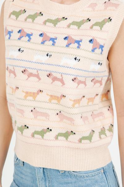 Puppy Parade Sweater Vest