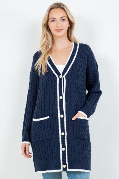Nora Cable Cardigan