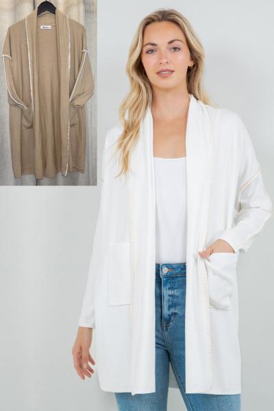 Wicket Dental Hem Cardigan