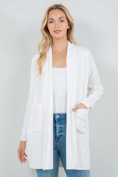 Wicket Dental Hem Cardigan