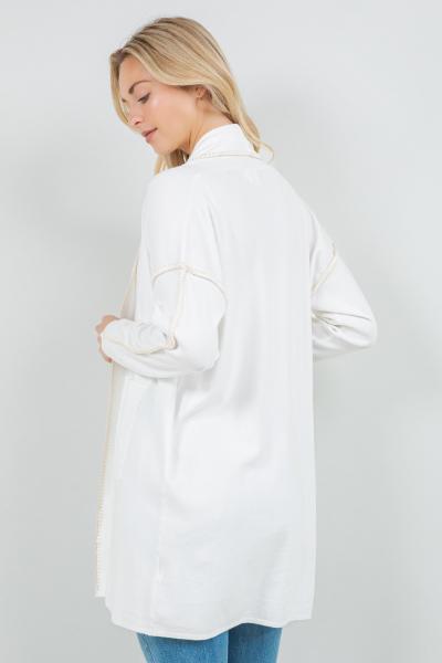 Wicket Dental Hem Cardigan