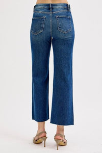 Cropped Wide Leg Denim
