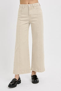 High Rise Center Seam Denim