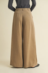 Roni Pleated Wide Leg Trousers