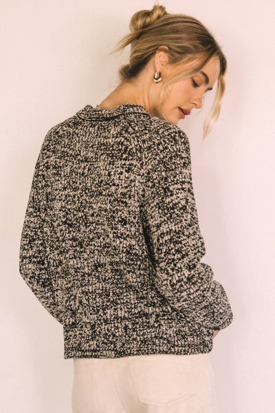 Mottled Chenille Sweater