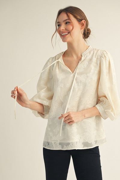 Ivory Hathaway Top