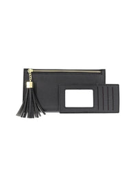 Marie Zipper Wallet Black