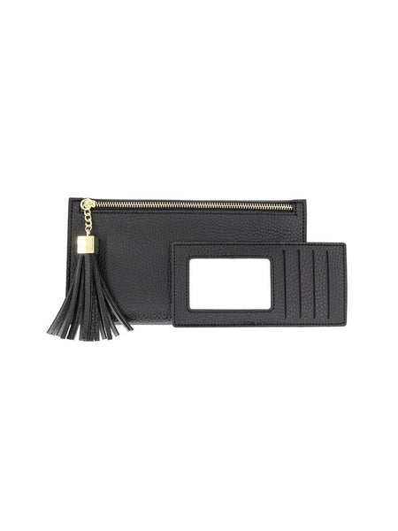 Marie Zipper Wallet Black