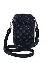 Odeon Quilted Cellphone Bag Black