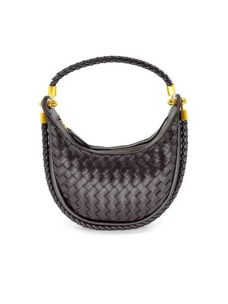 Sillery Woven Hobo Bag Small