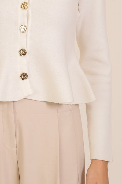 Liza Tailored Button Up Top