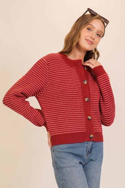 Francis Two-Tone Cardigan
