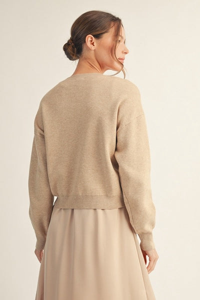 Cinched Front Sweater