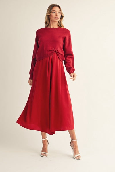 Cinched Front Sweater